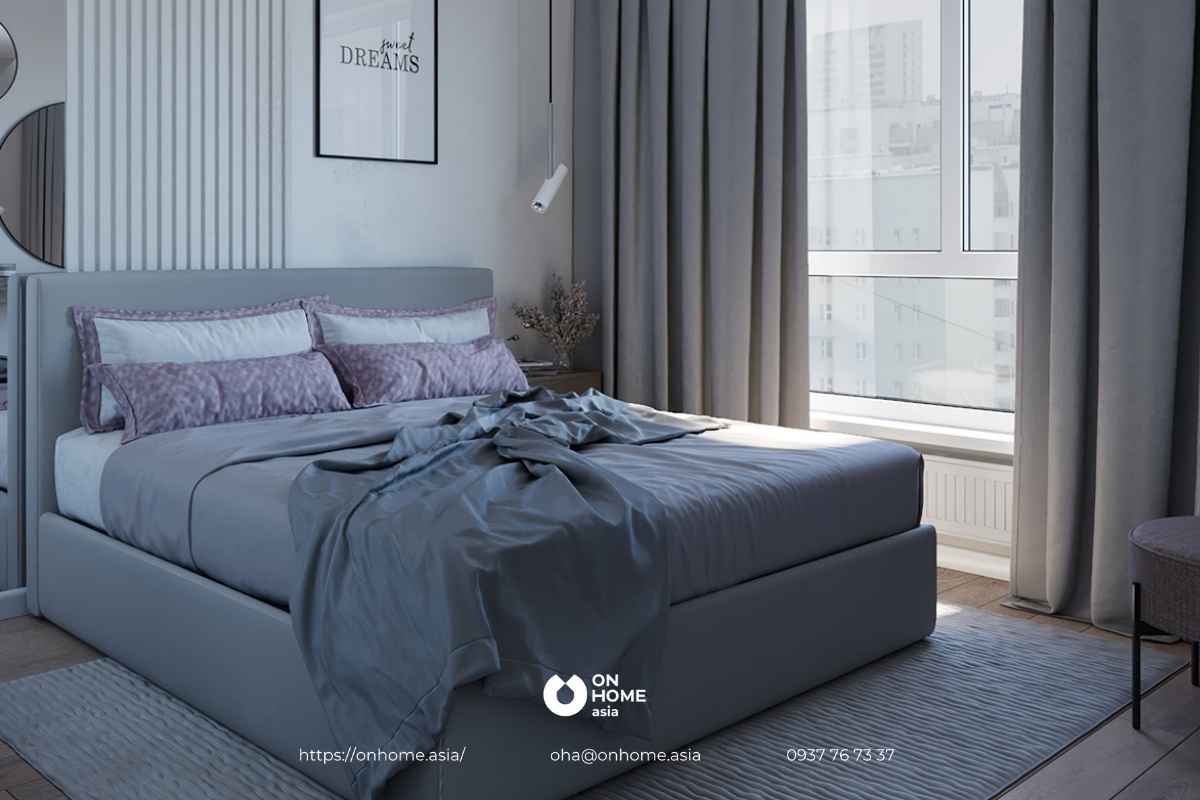 Mẫu thiết kế phòng ngủ 15m2 đơn giản