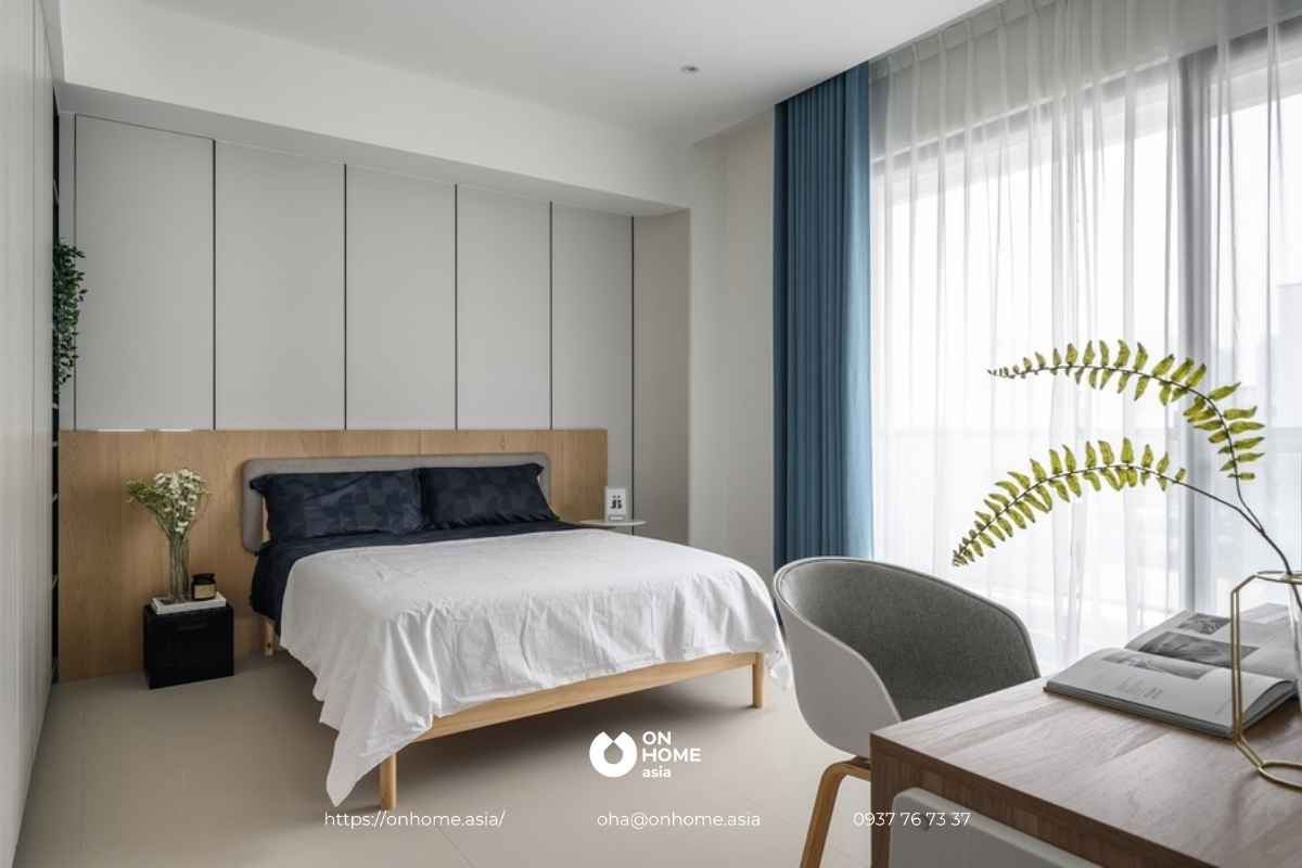 Mẫu thiết kế phòng ngủ 15m2 đơn giản