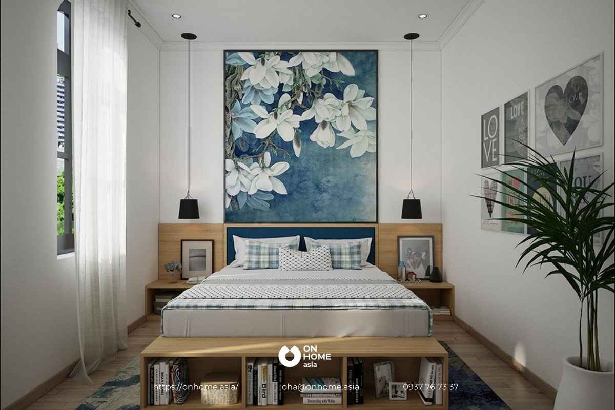 Mẫu thiết kế phòng ngủ 15m2 đơn giản