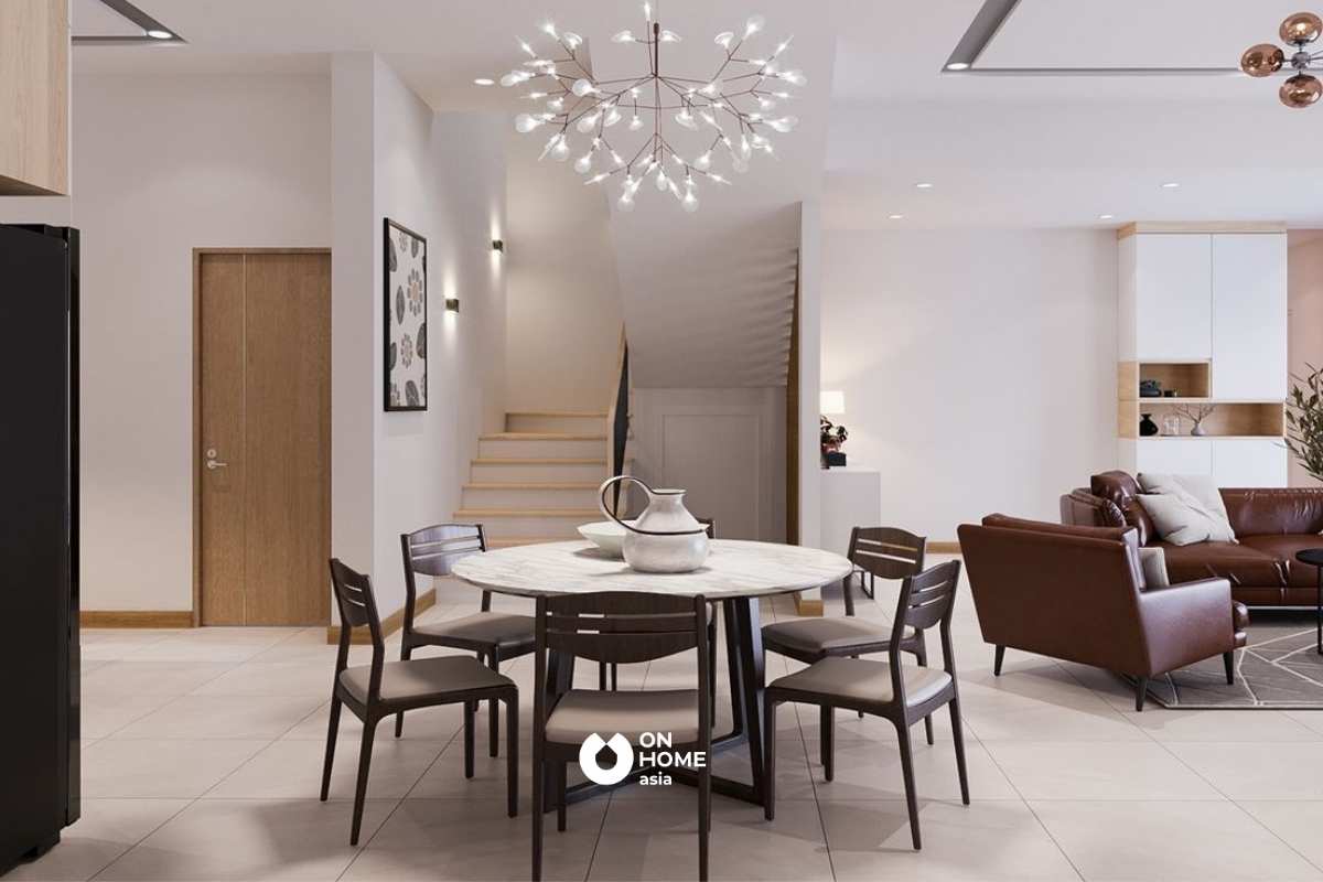 Nội thất phòng bếp nhà anh Bân