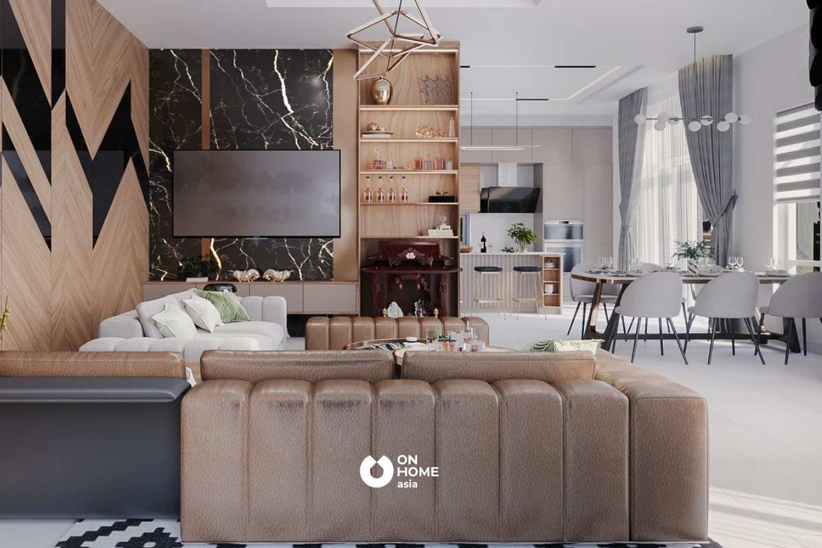 Nội thất nhà anh Tuyến