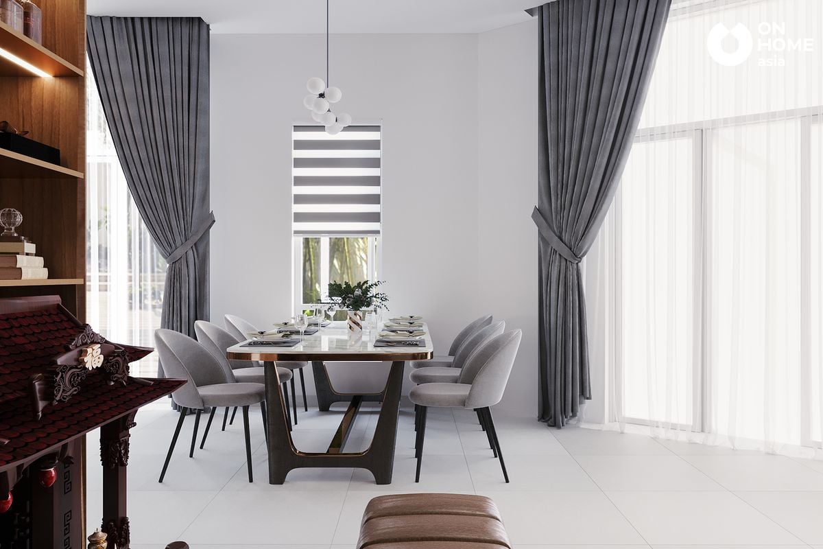 Interior design of Mr. Trung Tuyen's dining room