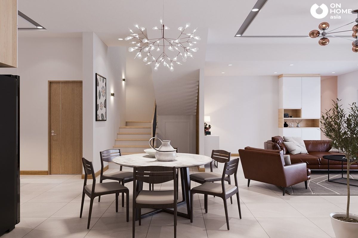 Interior of the kitchen of the townhouse 1 ground floor 1 floor