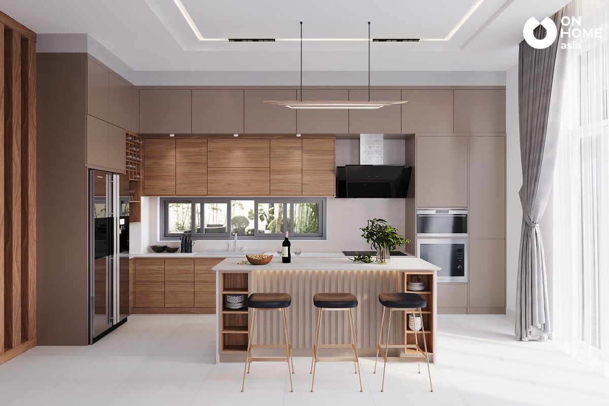 Interior design of Mr. Trung Tuyen's kitchen