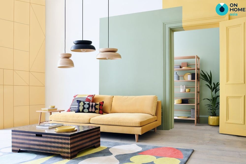 Phong cách thiết kế nội thất Colour Block