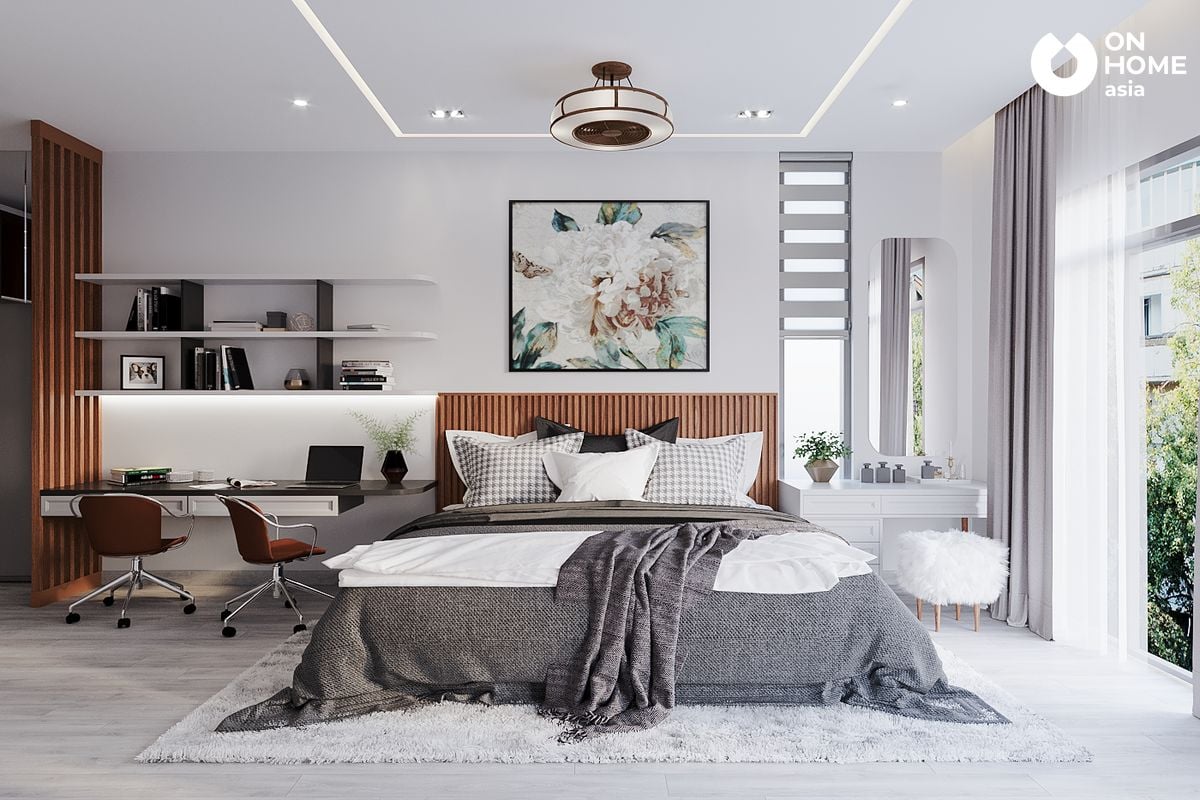 Master bedroom townhouse interior
