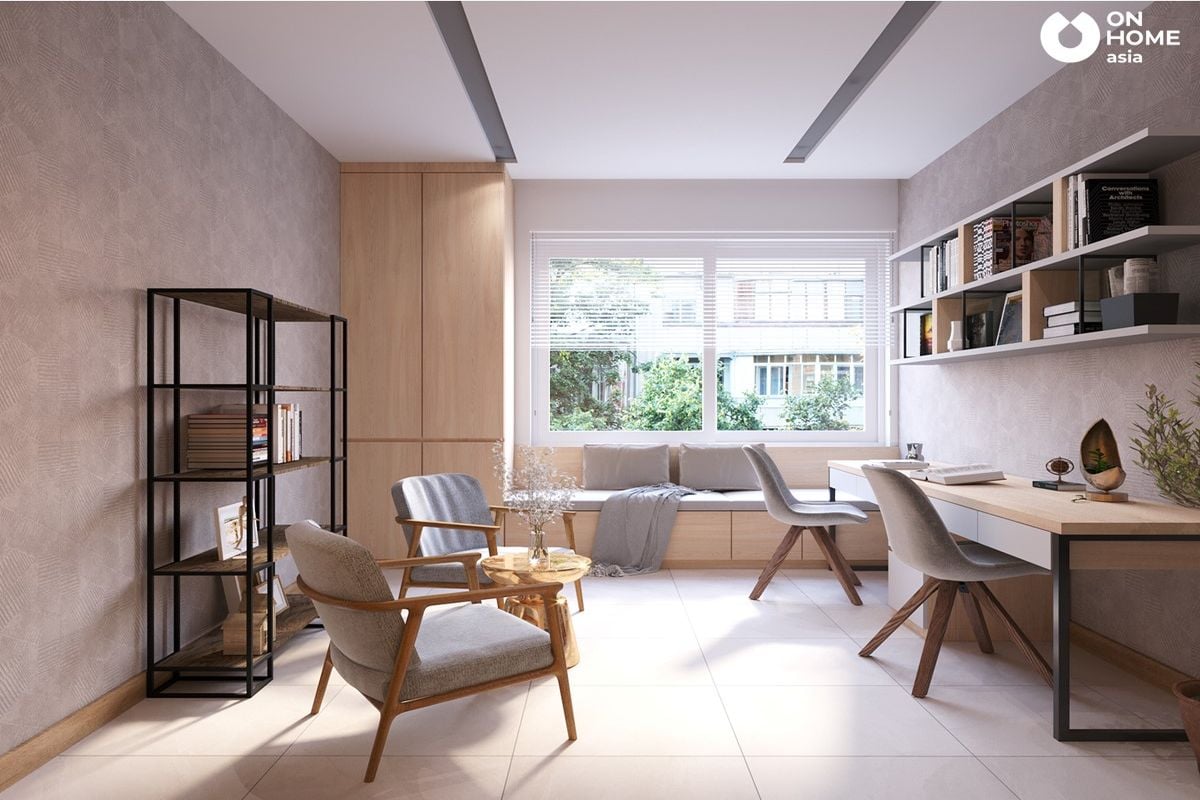 Interior design of townhouse 1 ground floor 1 floor