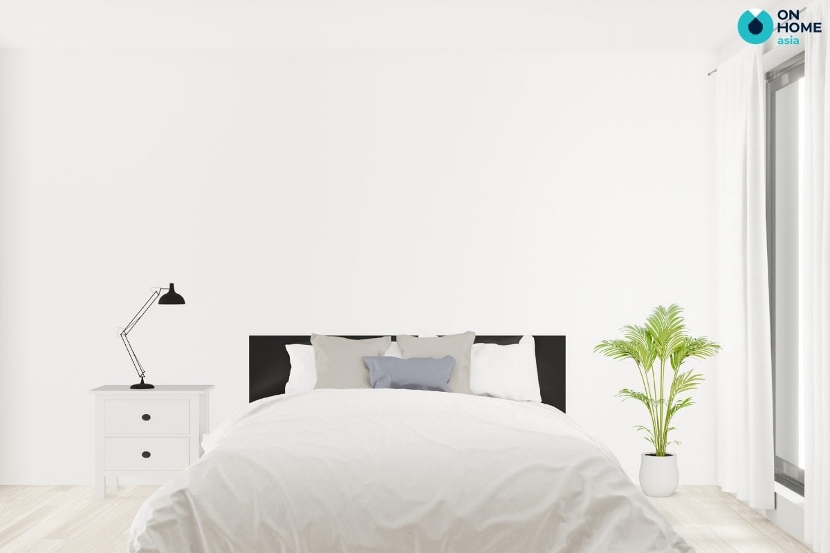 thiết kế phòng ngủ tối giản