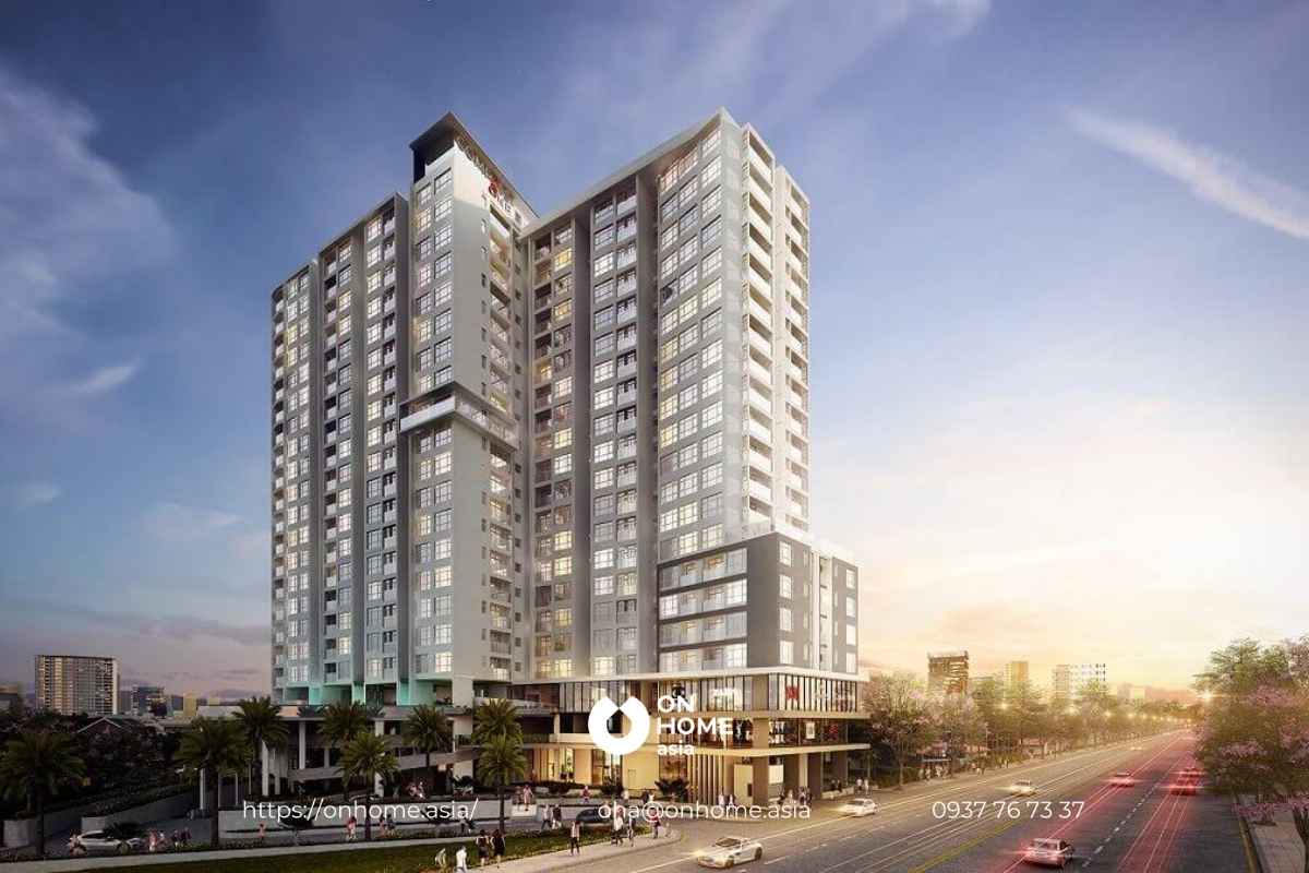 Ngoại khu của chung cư Compass One