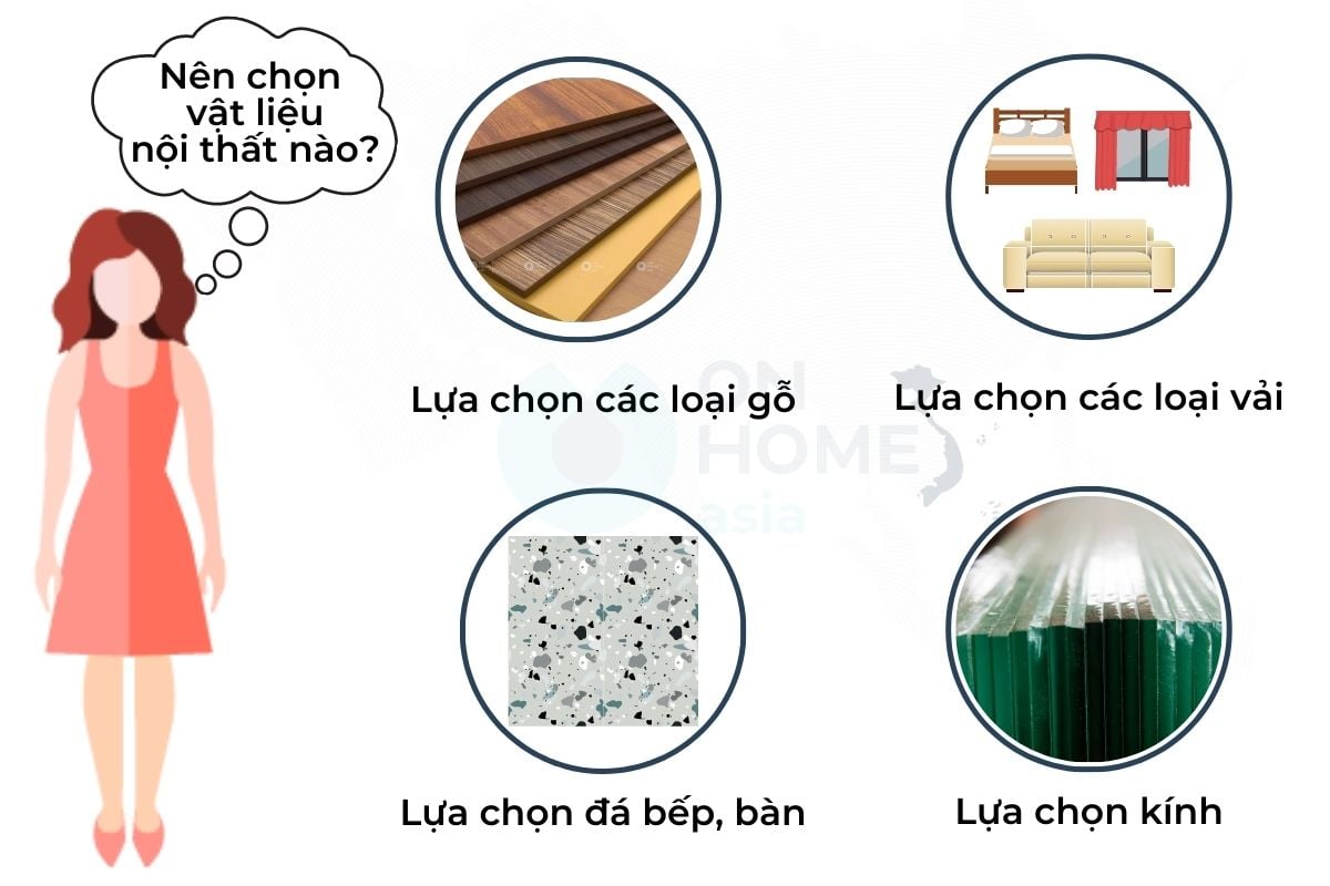 Tìm hiểu vật liệu trước khi thi công nội thất căn hộ
