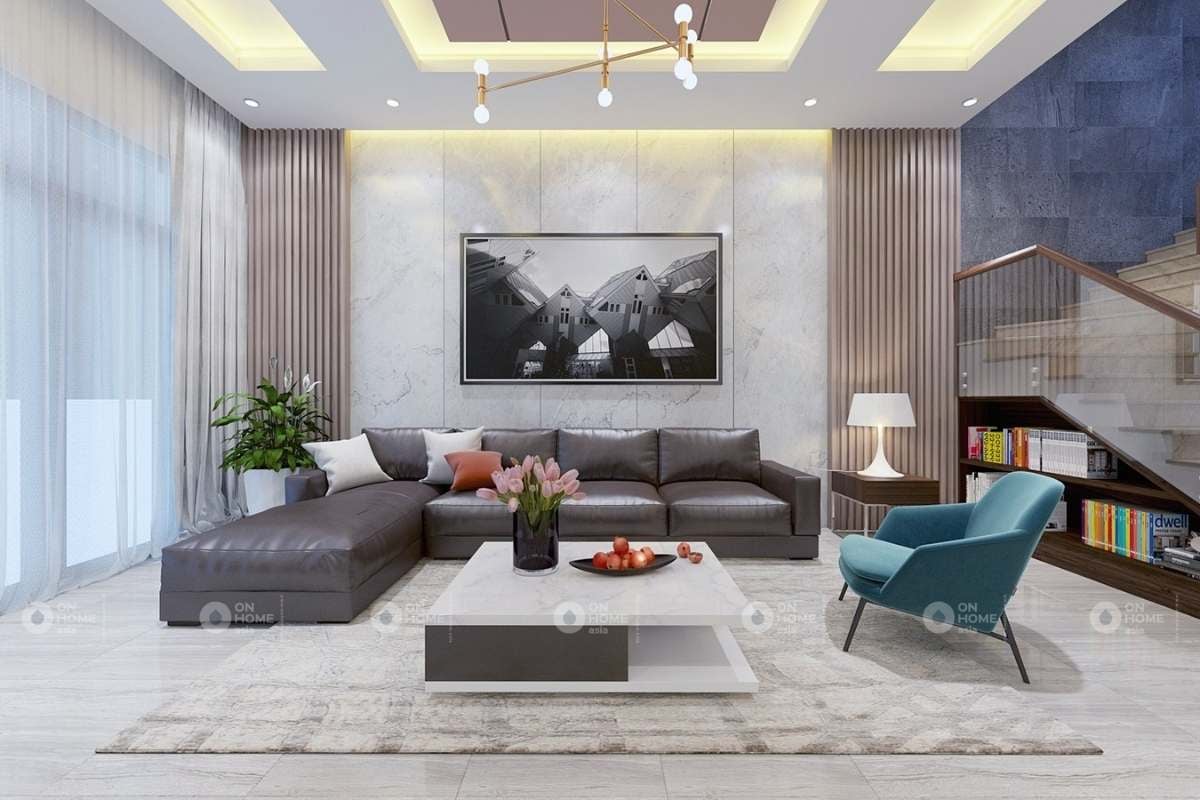 Trang trí tường phòng khách sẽ làm cho căn phòng trở nên phong cách hơn. Với sự phối hợp hoàn hảo giữa màu sắc và họa tiết, tường phòng khách sẽ trở thành một tác phẩm nghệ thuật, thể hiện gu thẩm mỹ của gia chủ.