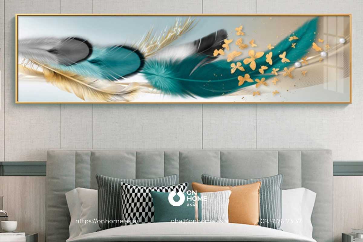 Tranh trang trí phòng ngủ vợ chồng đẹp