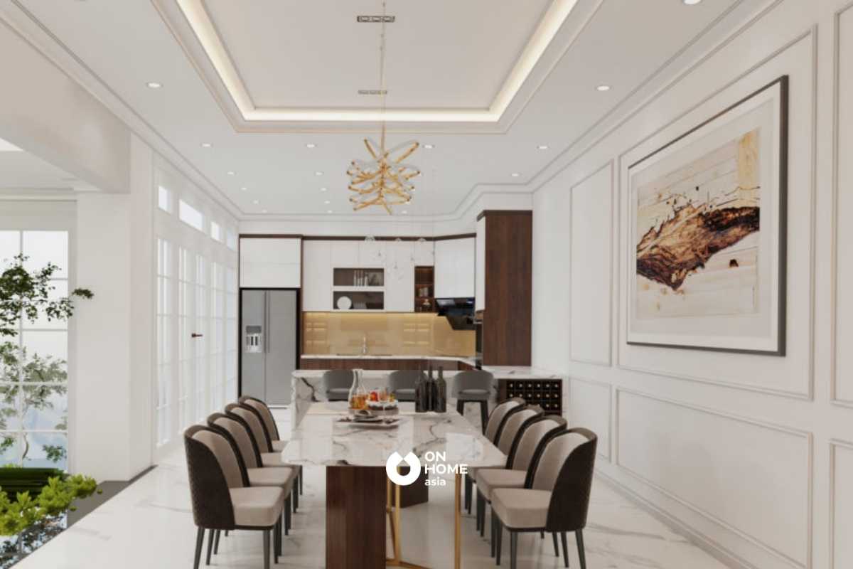 Phòng bếp đẹp và sang trọng