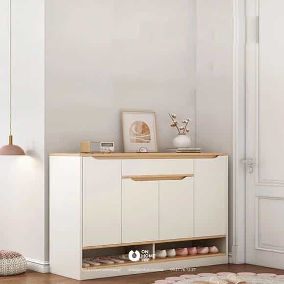 Tủ giày 4 cánh gỗ công nghiệp