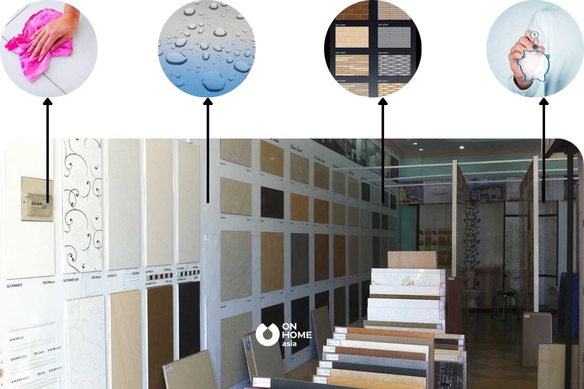 Gạch men là vật liệu xuất hiện nhiều trong tổ ấm của nhiều gia đình Việt