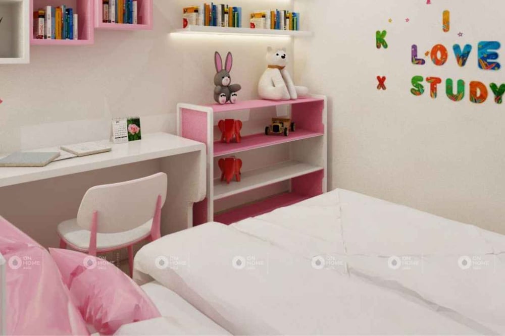 Phòng ngủ màu hồng được phái đẹp rất yêu thích