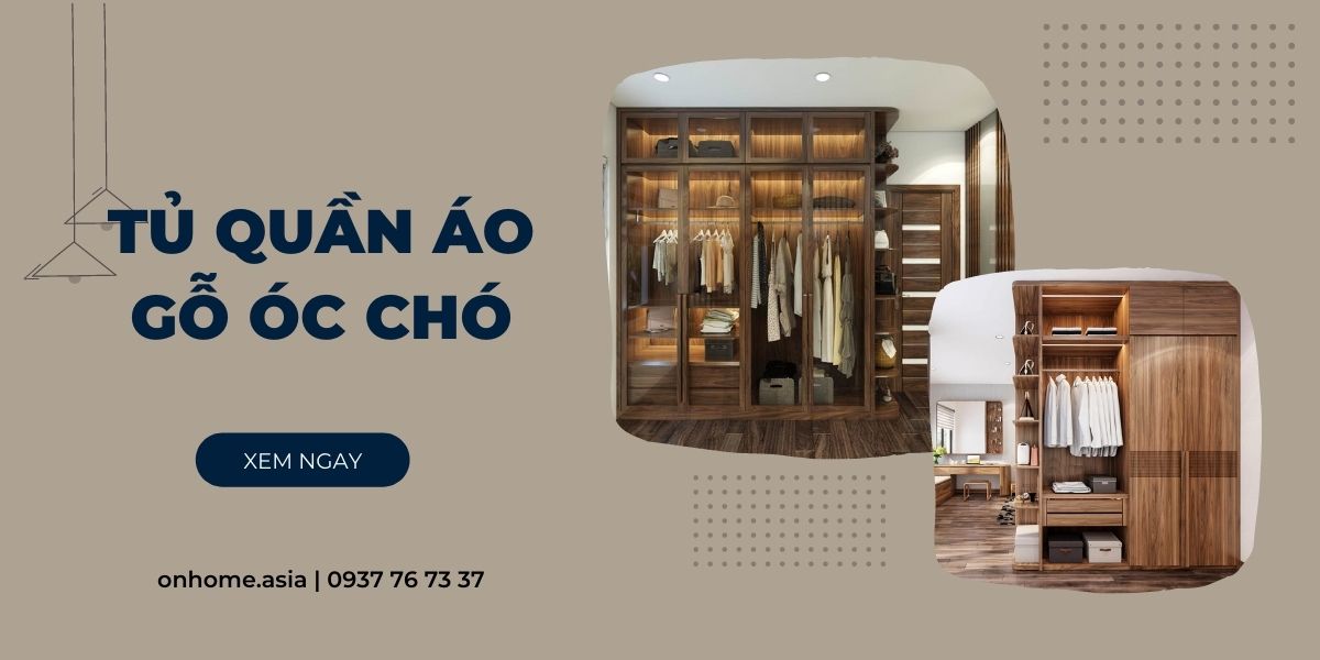 Tủ quần áo gỗ Óc Chó - 100 mẫu thiết kế thời thượng cho phòng ngủ